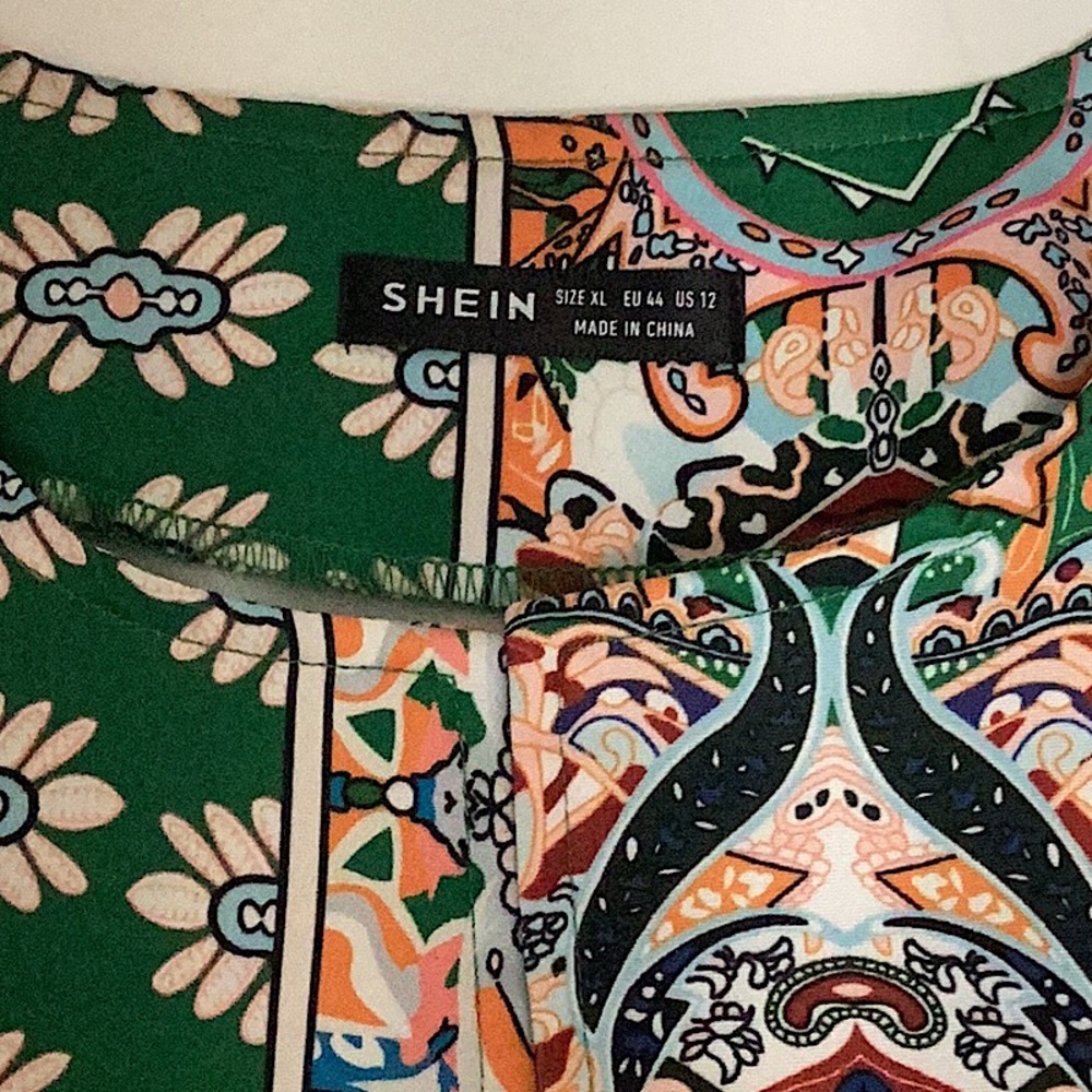 Green Allover Floral crop jacket